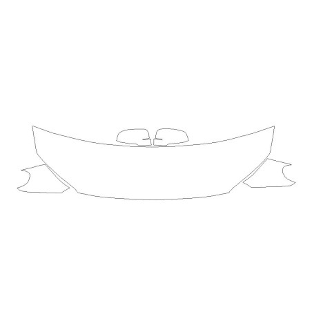 VOLVO S80 II (2) FL pellicola protettiva per cofano, specchietti laterali, parafanghi (2010-2015).