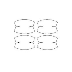 BMW X3 F25 özel koruyucu kapı kolu filmleri (2010-2017)