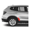 Fólie na ochranu dverí zadných dverí (2010-2017) pre BMW X3 F25.