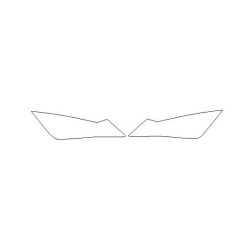 Lexus UX koplampen / voorlampen beschermfolie (2018-)