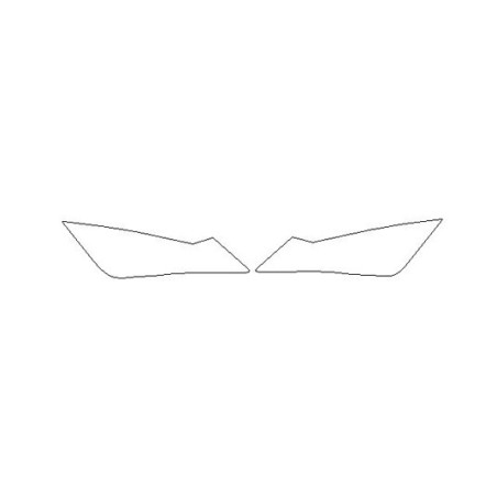 Lexus UX ön farlar koruyucu filmleri (2018-)