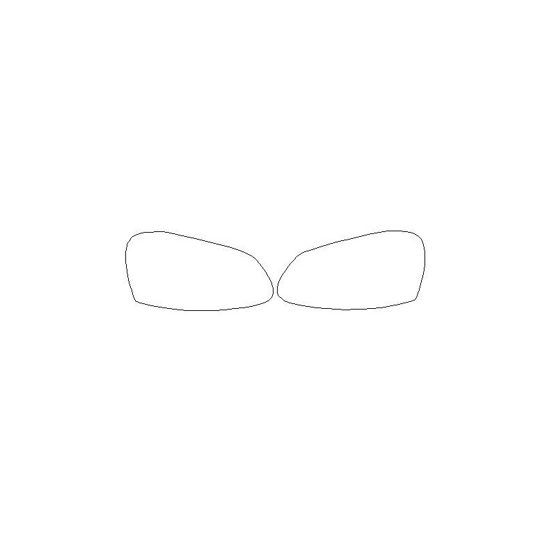 VW GOLF 5 V koplamp-/koplampbeschermfolie (2004-2008)