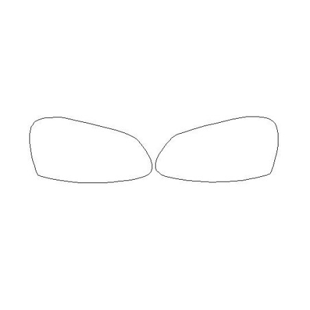 Fólie na ochranu svetlometov / predných svetiel VW GOLF 5 V (2004-2008)