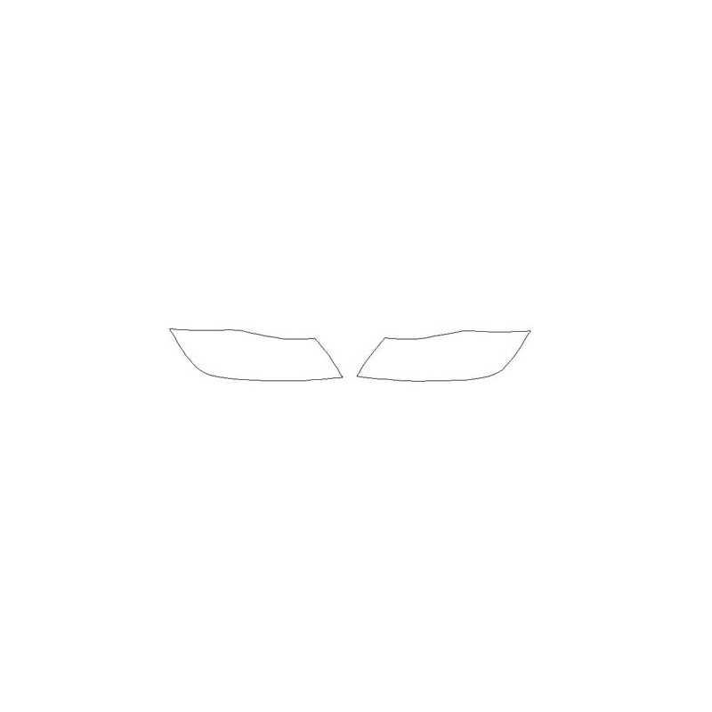 BMW 3 E90 / E91 Scheinwerfer / Frontlampen Schutzfolien (2004-2013)