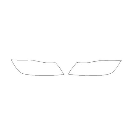 BMW 3 E90 / E91 Scheinwerfer / Frontlampen Schutzfolien (2004-2013)