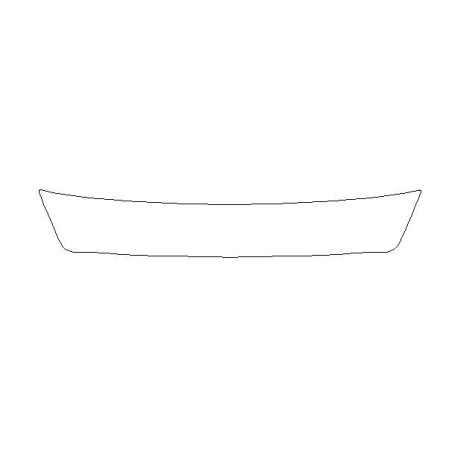 BMW 3 E90 sedan sticker / beschermende folie achterbumper (2004-2012)
