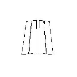 Seat Ateca beskyttelsesfilm på stolperne B piano black (2021-)