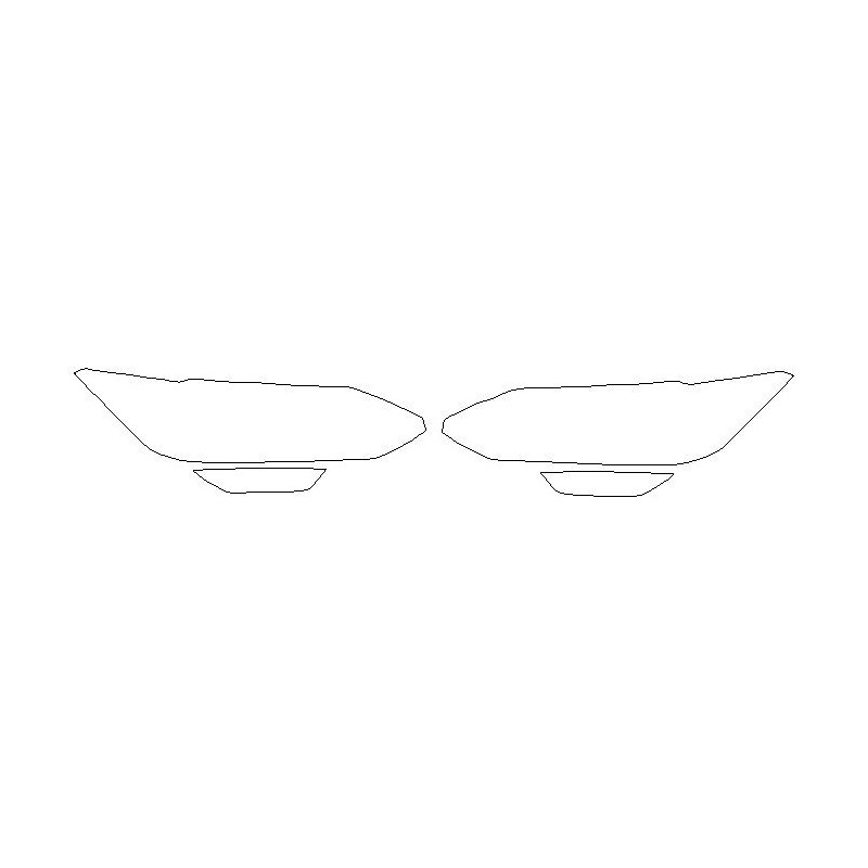 VOLVO S90 beskyttelsesfilm til forlygter/lygter/forlygter (2016-)