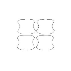 VOLVO S90 skyddsfilm för dörrhandtag anpassad (2016-).