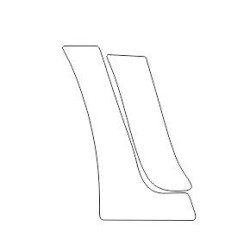 ALFA ROMEO 159 klistermærke / beskyttelsesfolie bagkofanger og bagdøre.