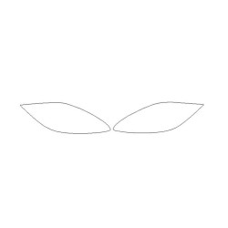 Predné svetlá Seat Altea nálepky / ochranné fólie (2004-2015)