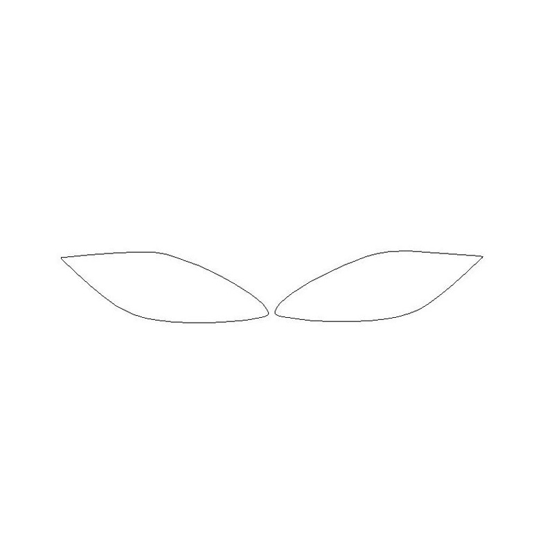 Seat Altea přední světla / reflektory nálepky / ochranné fólie (2004-2015)