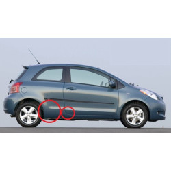 TOYOTA YARIS II 3D nálepky / ochranné fólie blatníku (2005-2011)