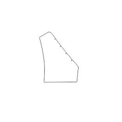 KIA CEED II 2 5D hátsó sárvédővédő matrica / fólia (2012-2018)