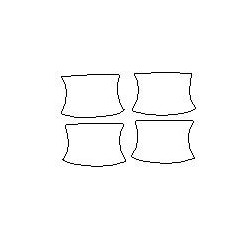 Volkswagen Arteon kahvasuoja / kalvot kahvojen ympärillä (2017-)