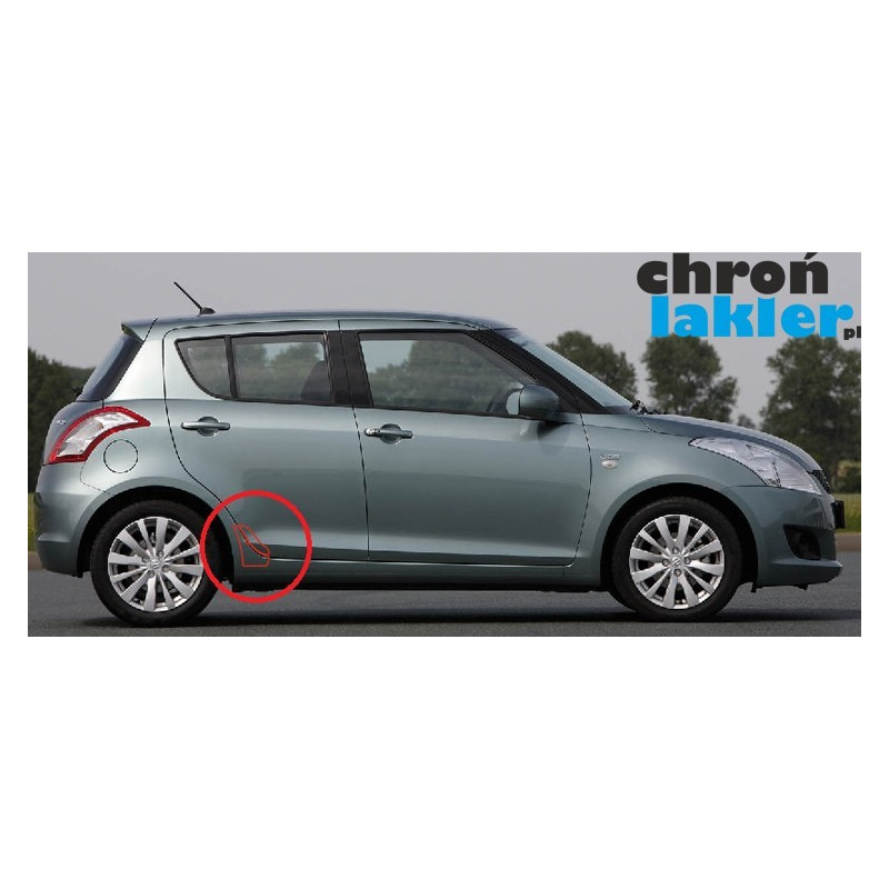 SUZUKI SWIFT mk7 5D błotnik drzwi naklejka / folia ochronna