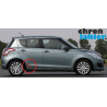 SUZUKI SWIFT mk7 5D błotnik drzwi naklejka / folia ochronna