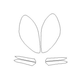 Πορσε Panamera II 971 προφυλακτήρες / προστατευτικές μεμβράνες (2016-2023)