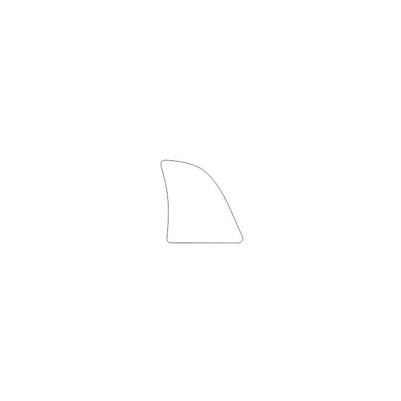 PORSCHE TAYCAN helyettesítő eredeti matrica / hátsó ajtó védőfólia (2019-)