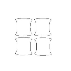 VW POLO VI (6) védőfóliák kilincs alá (2017-)