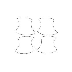 Audi Q5 FY omistettu kahvojen suojakalvot / tarroja (2017-2024)