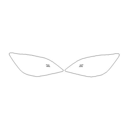 Toyota Yaris Cross Scheinwerfer / Frontlampen Schutzfolien (2020-)