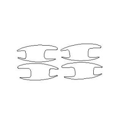 Mercedes EQA H243 ochranné fólie pod rukoväť (2021-)
