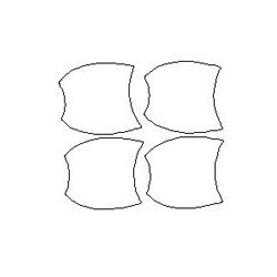 Mazda CX-5 II KF dedikeret beskyttelsesfilm til håndtag (2017-)