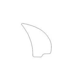 ALFA ROMEO BRERA nálepka/fólia ochranná blatník nárazník zadný