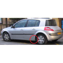 Renault Megane II beskyttelsesfolie bagkofanger (2002-2009)
