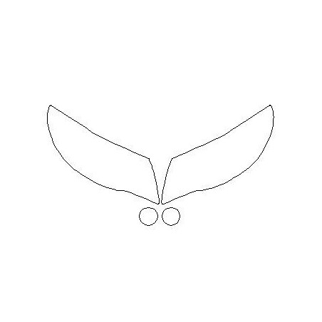 Subaru Forester III 3 beskyttelsesfilm til forlygter / forlygter (2008-2013)