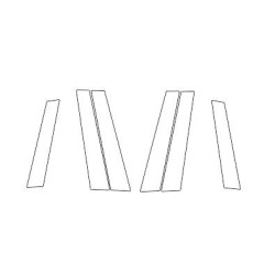 Skoda Octavia IV mk4 kombi B és C oszlopfólia (2019-)