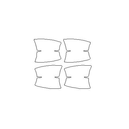 BMW 5 GT F07 omistettu suojakalvo kahvoille (2009-2017)