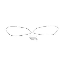 Volvo XC60 I po FL dedikované fólie na ochranu reflektorov (2014-2017)