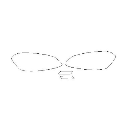 Προστατευτικές μεμβράνες για φωτιστικά Volvo XC60 I μετά την ανανέωση (2014-2017)