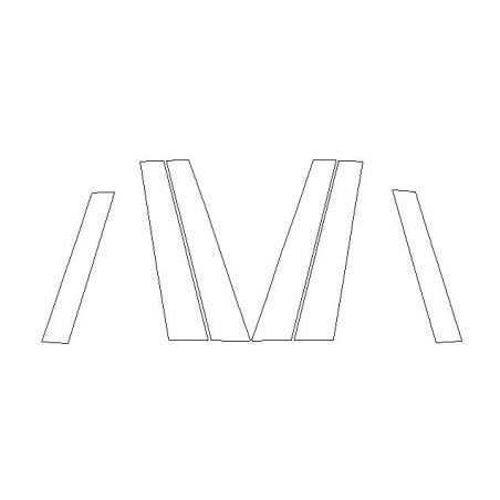 Skoda Kodiaq B en C zuil beschermfolie (2016-2024)