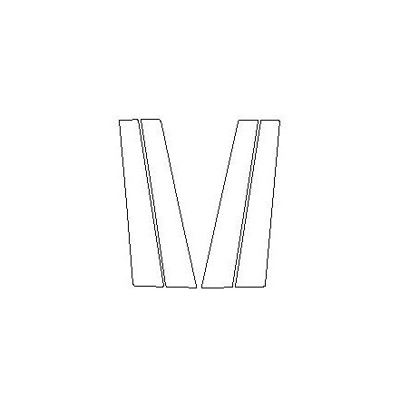 SEAT ARONA beskyttelsesfilm til B-piano sort (2017-)