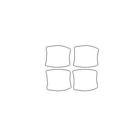 Αυτοκολλητάκια / προστατευτικές μεμβράνες προσαρμοσμένες για Hyundai Tucson III (2015-2020)