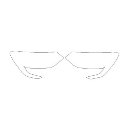Renault Arkana reflektory / lampy predné fólie ochranné (2019-)
