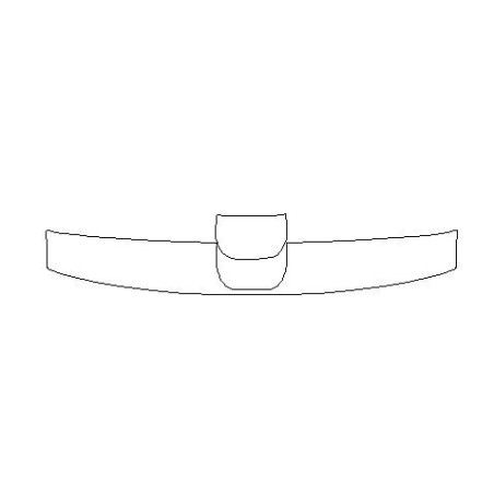 Ochranná fólia pre nárazník zadného dielu Renault Megane III hatchback (2008-2015)