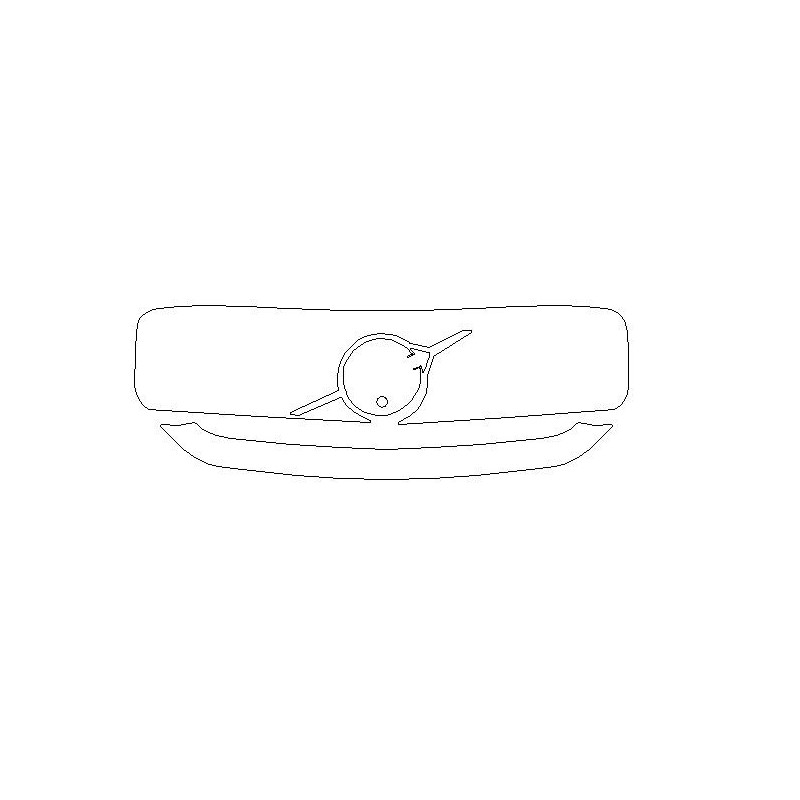Volvo XC40 Reîncărcare după folie de protecție FL pentru grila / grila frontală (2022-)
