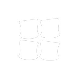 KIA CEED II 2 dedikerede beskyttelsesfilm til håndtag (2012-2018)