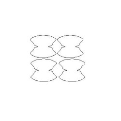 Volvo V50 deurgreep beschermfolie (2004-2012)