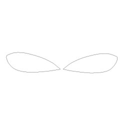 VOLVO V40 fari / fanali anteriori pellicole protettive (2012-2019).