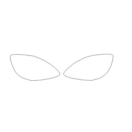 Chevrolet Corvette C6 faros / películas protectoras de faros (2005-2013)