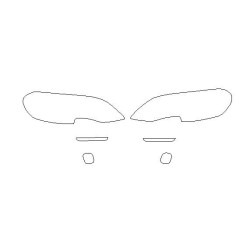 Peugeot Traveller etuvalot suojakalvot (2016-)