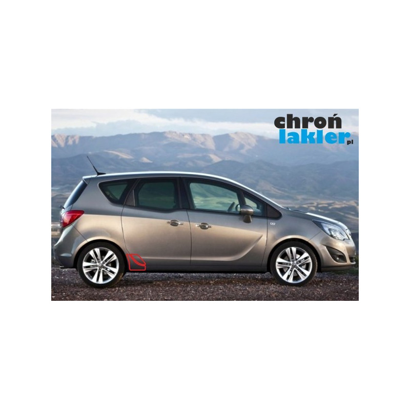Opel Meriva II naklejka / folia ochronna błotnik drzwi