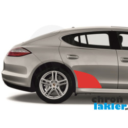 PORSCHE PANAMERA (970, S, TURBO, 4S, GTS, TURBO S, DIESEL) adesivo / pellicola protettiva porta posteriore (2009-2016).