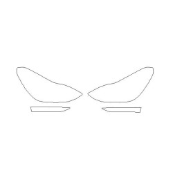 Tesla Y fényszóró / első lámpa védőfólia (2020-)