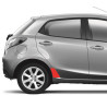 MAZDA 2 II (mk2) 5D ailes autocollants / films de protection (2007-2014)